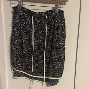 Black and White Women's Skirt